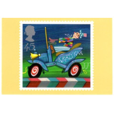Royal Mail Stamp Card Series Circus Krazy Kar