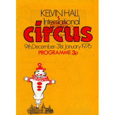 Kelvin Hall Circus Programme 1975-76